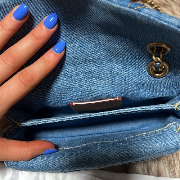 Denim Tabby 20 Coach Quilted Shoulder Bag - Picture 8 of 9